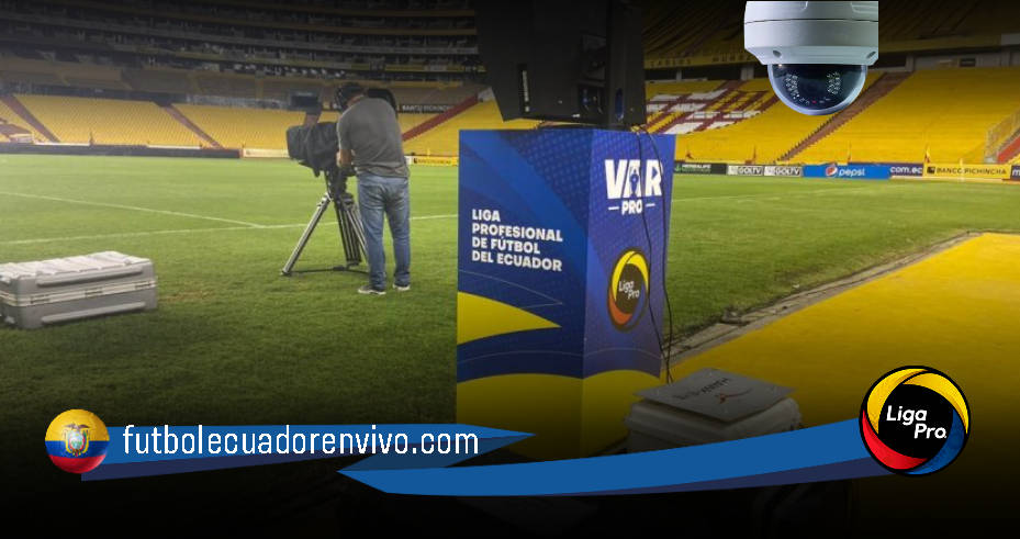 Cámara oculta en la zona del VAR en el partido de ida Barcelona - Liga de Quito