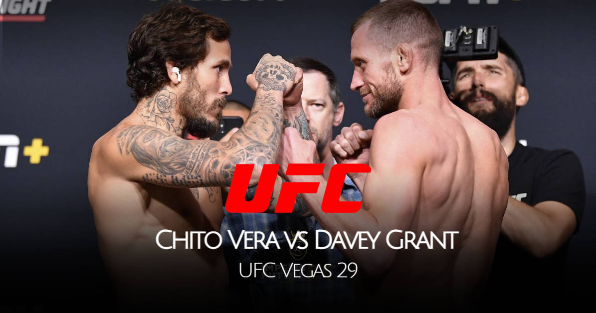 VER UFC 'Chito' Vera vs Davey Grant EN VIVO ESPN PELEA por la UFC todos los detalles para la pelea