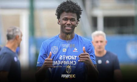 El ecuatoriano Jackson Porozo anotó un gran gol con el elenco de Troyes en  Francia
